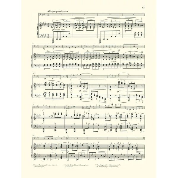 Henle Verlag Brahms Cellosonate F-Dur