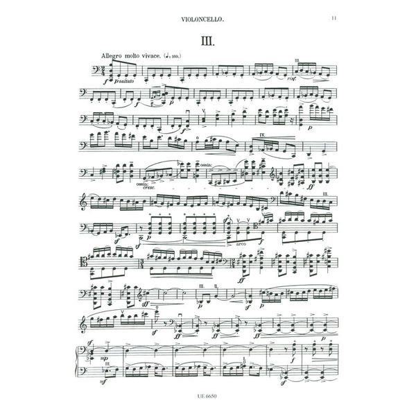 Universal Edition Kodály Sonate op. 8