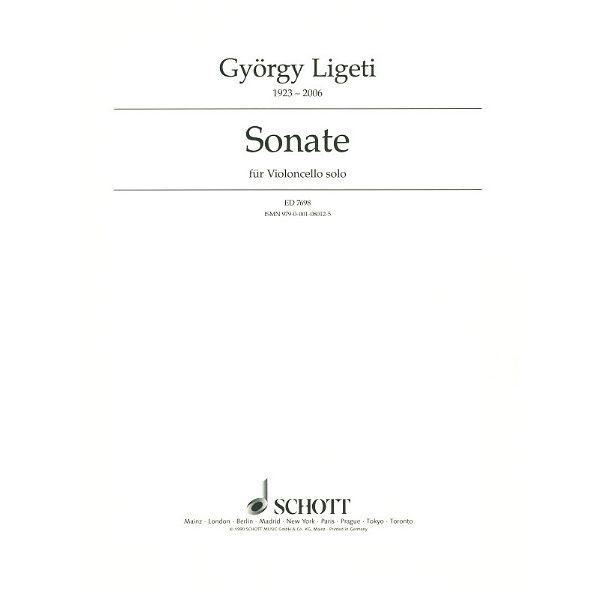 Schott Ligeti Sonate