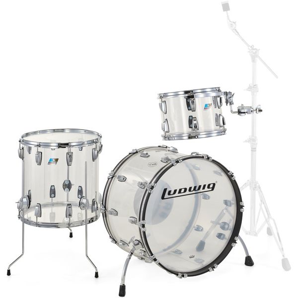 Ludwig Vistalite FAB Set Clear