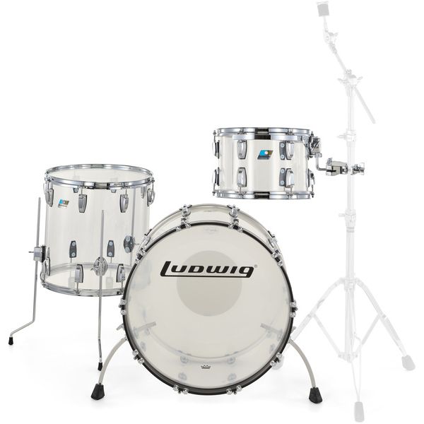 Ludwig Vistalite FAB Set Clear
