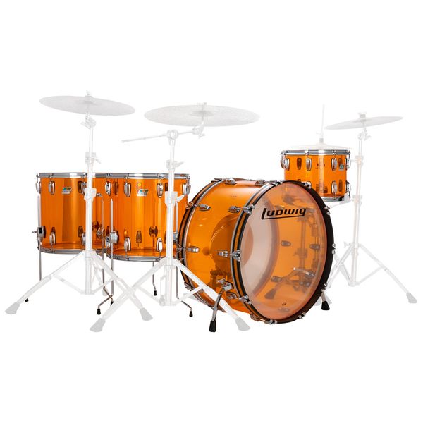 Ludwig Vistalite ZEP Set Amber