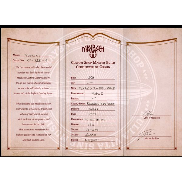Maybach Texonian Masterbuilt Rev.SB HR