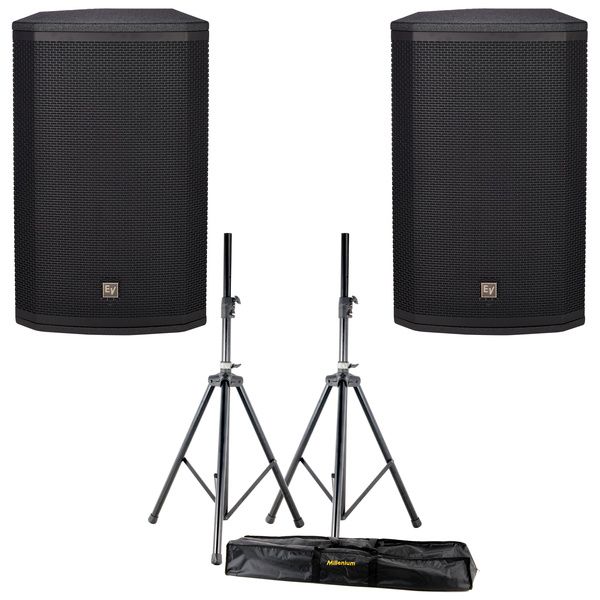 EV ETX-15P Stereo Stand Bundle