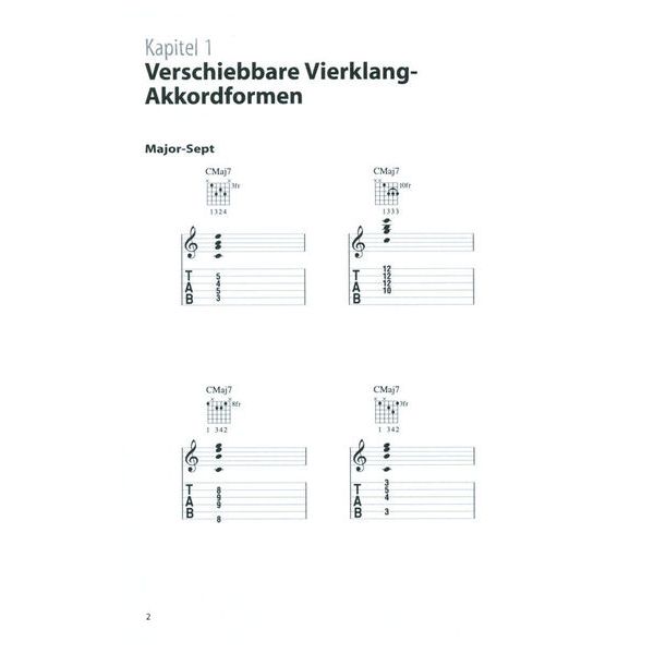 Berklee Press Akkordlexikon für Jazzgitarre