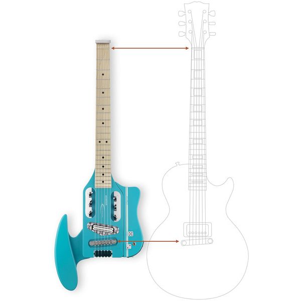 Traveler Guitar Speedster Deluxe Hot Rod Blue