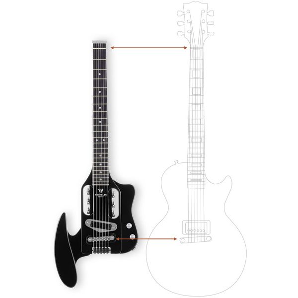 Traveler Guitar Speedster Standard Gloss Black