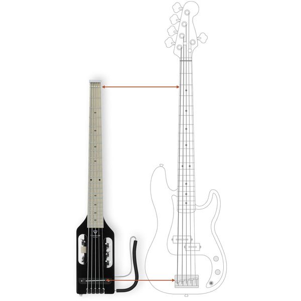 Traveler Guitar UltraLight Bass 5 Gloss Black