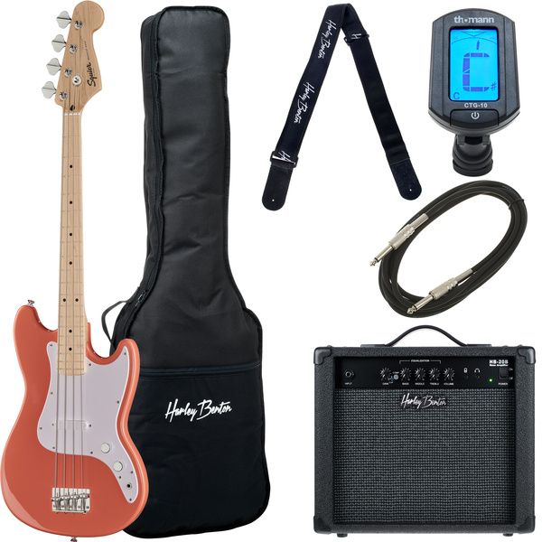 Squier Sonic Bronco Tahitian C Bundle
