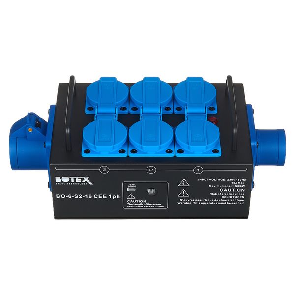 Botex Power box BO-6-S2-16 CEE 1ph