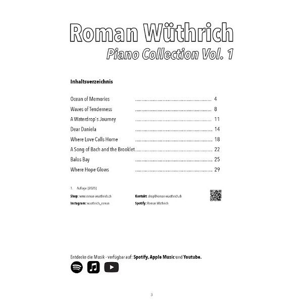Roman Wüthrich Piano Collection 1