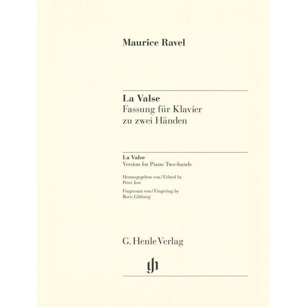 Henle Verlag Ravel La Valse