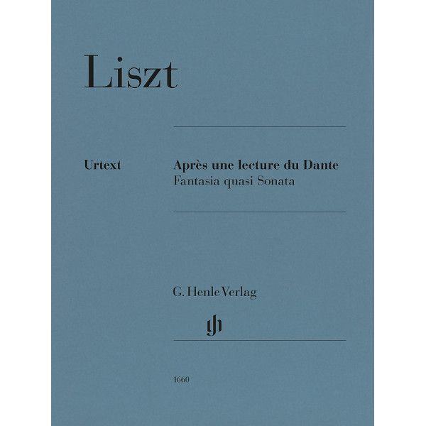 Henle Verlag Liszt Après une Lecture
