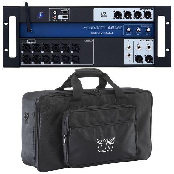 Soundcraft Ui16 Bag Bundle