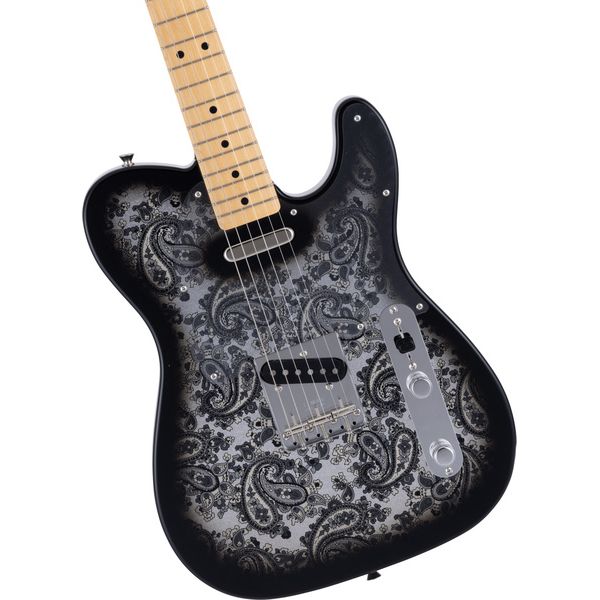 Fender MIJ Tele MN Black Paisley