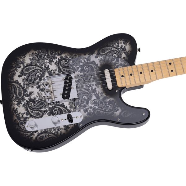 Fender MIJ Tele MN Black Paisley