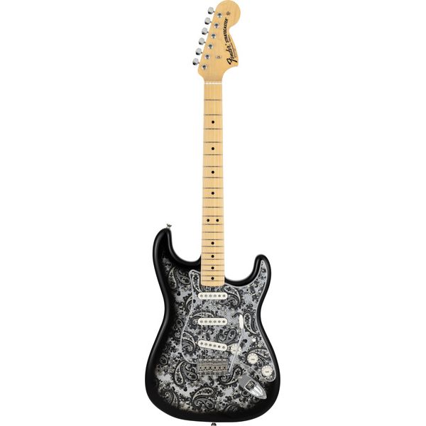 Fender MIJ Strat MN Black Paisley