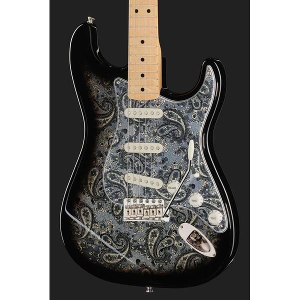 Fender MIJ Strat MN Black Paisley