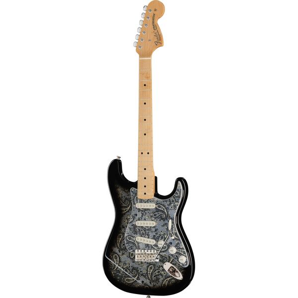 Fender MIJ Strat MN Black Paisley