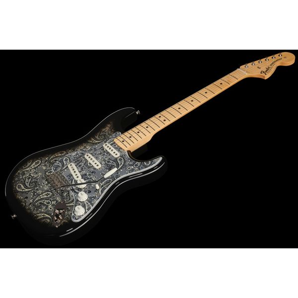 Fender MIJ Strat MN Black Paisley