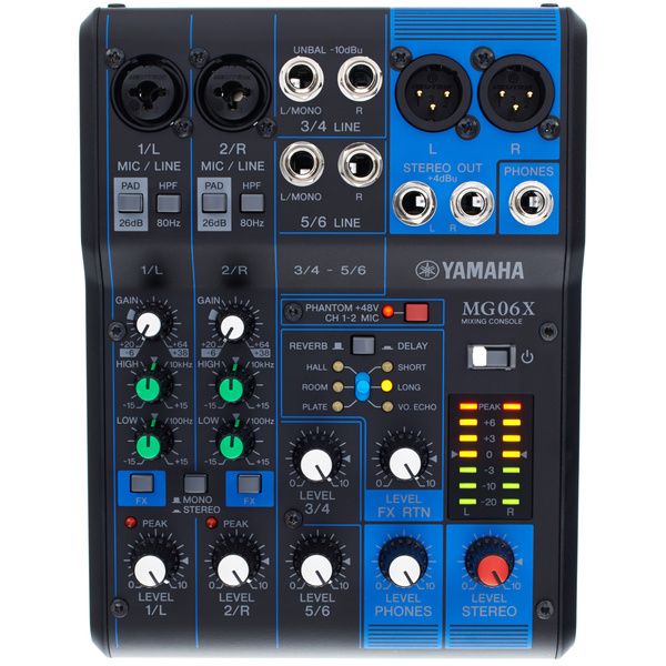 Yamaha MG06X Case Bundle