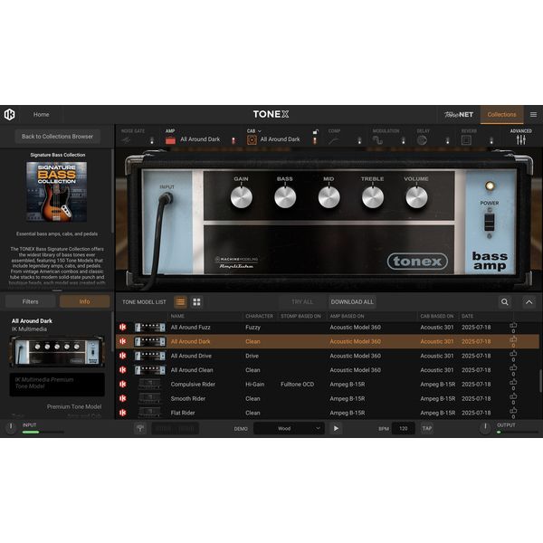 IK Multimedia TONEX Bass Signature Collect.