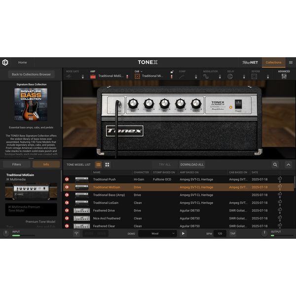 IK Multimedia TONEX Bass Signature Collect.