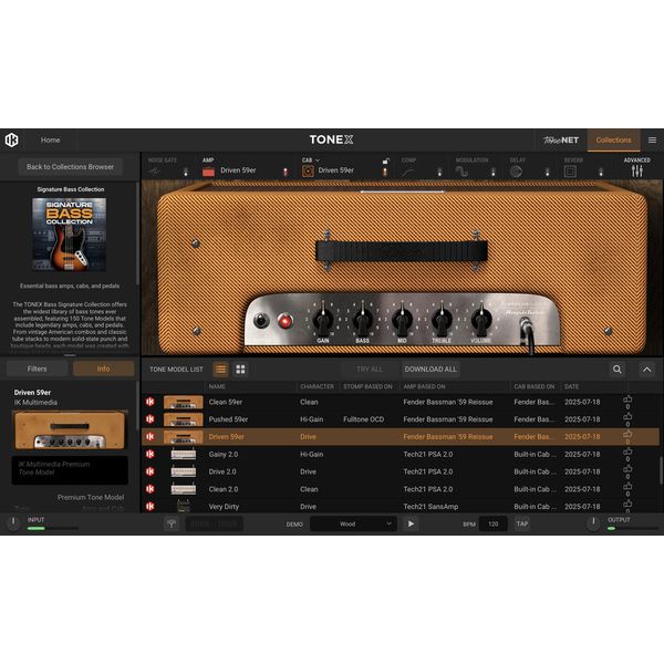 IK Multimedia TONEX Bass Signature Collect.