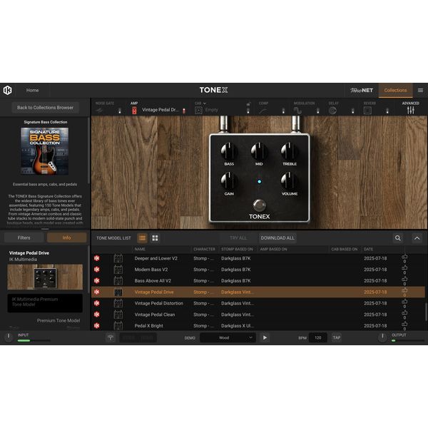 IK Multimedia TONEX Bass Signature Collect.
