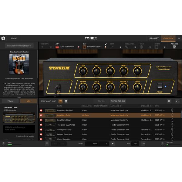 IK Multimedia TONEX Bass Signature Collect.