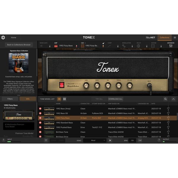IK Multimedia TONEX Bass Signature Collect.