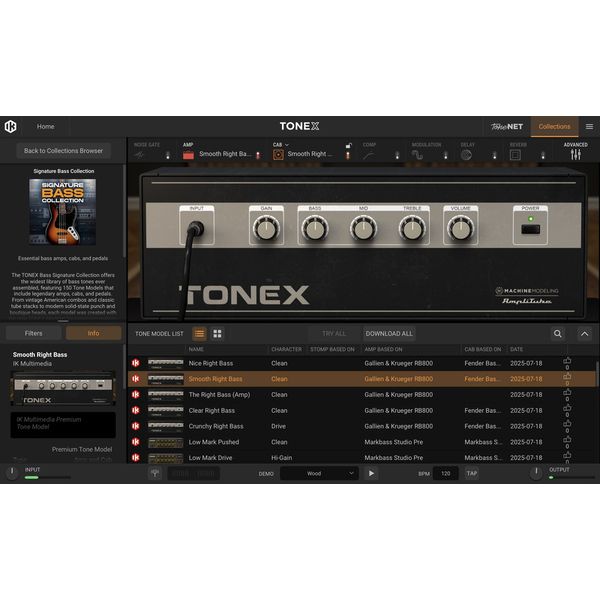 IK Multimedia TONEX Bass Signature Collect.