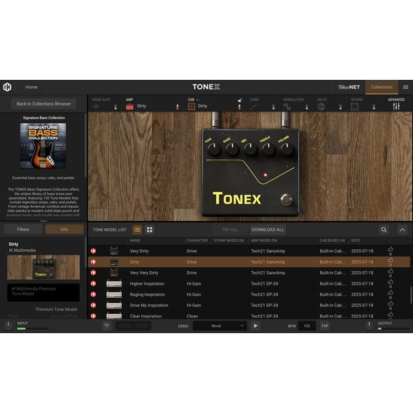 IK Multimedia TONEX Bass Signature Collect.