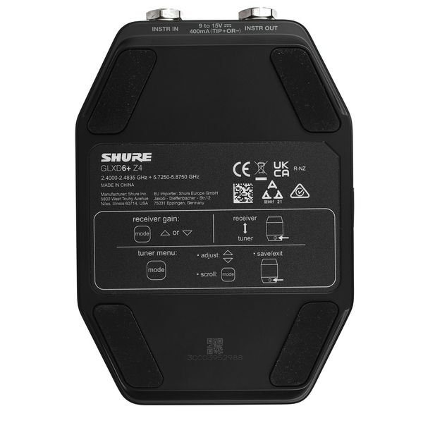 Shure GLXD16+ Inlay Case Bundle