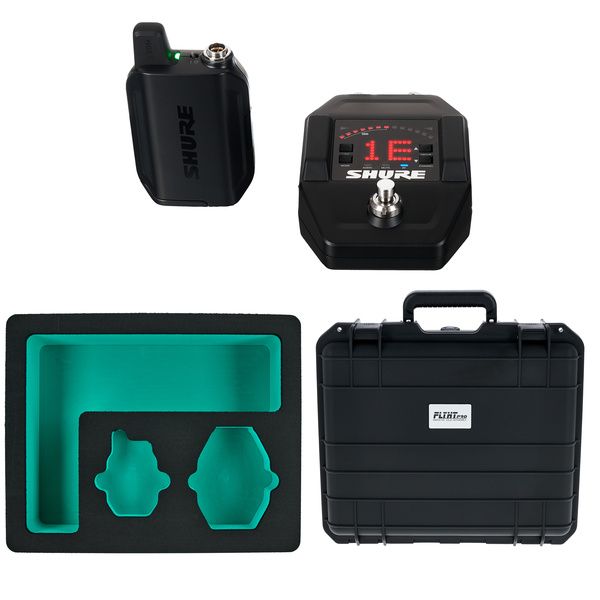 Shure GLXD16+ Inlay Case Bundle