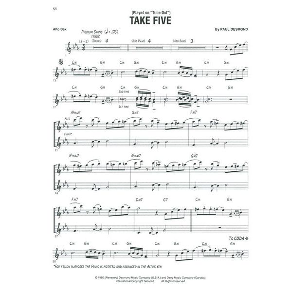 Hal Leonard Paul Desmond Collection