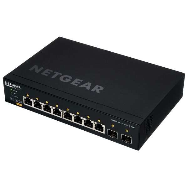 Netgear AV M4250 10-Port 8G2XF PoE+