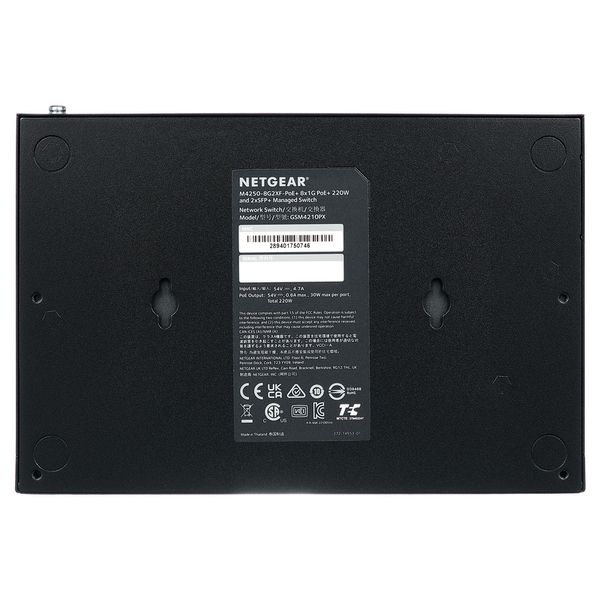 Netgear AV M4250 10-Port 8G2XF PoE+