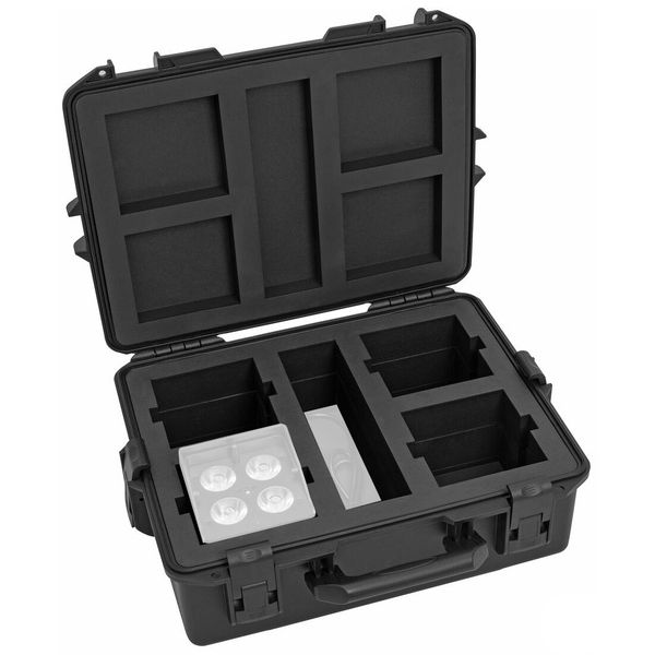 Roadinger Flightcase 4x Akku UP-4 QCL