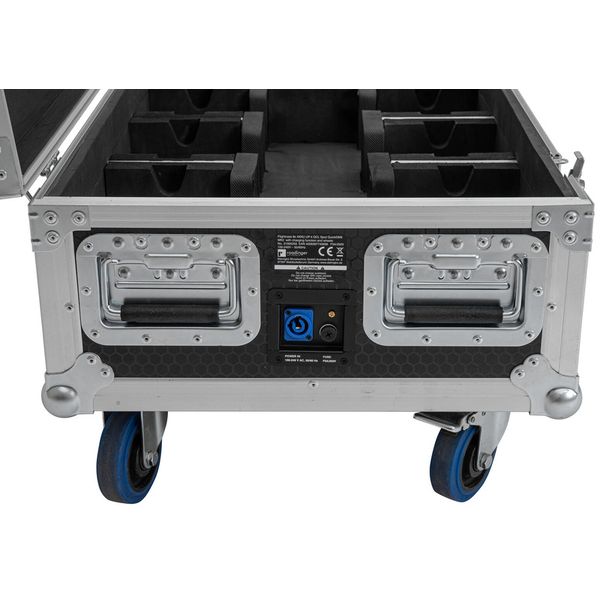 Roadinger Flightcase 6x AKKU UP-4 QCL