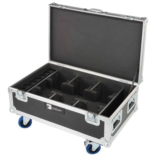 Roadinger Flightcase 6x AKKU UP-4 QCL