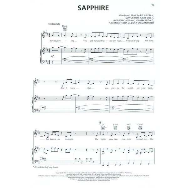 Hal Leonard Ed Sheeran Play