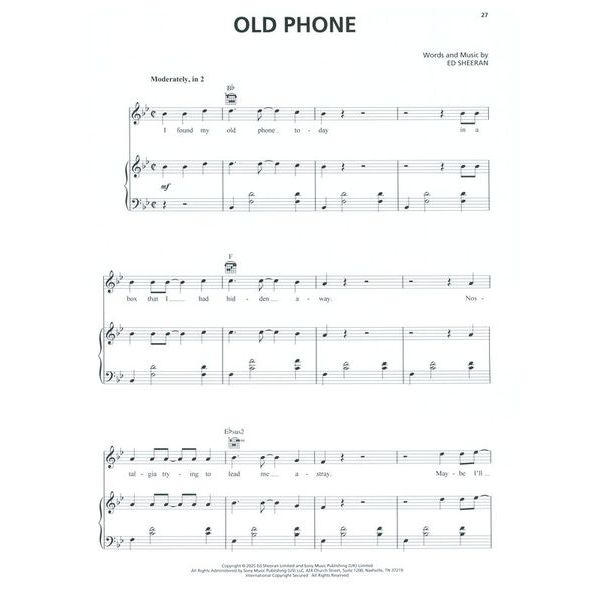 Hal Leonard Ed Sheeran Play
