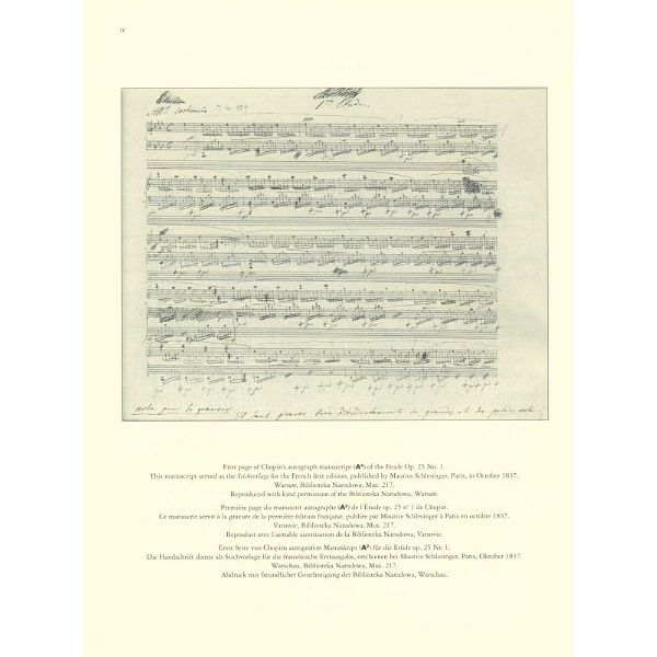 Edition Peters Complete Chopin Etudes