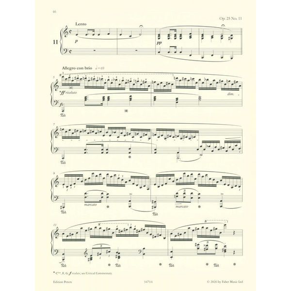 Edition Peters Complete Chopin Etudes