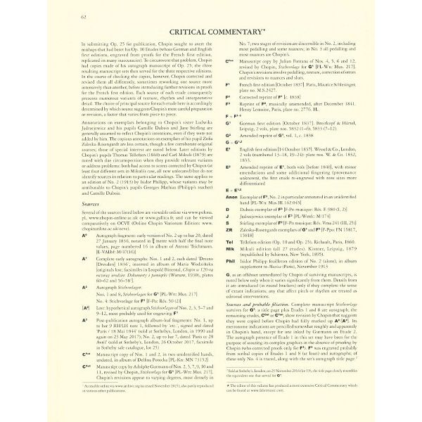 Edition Peters Complete Chopin Etudes