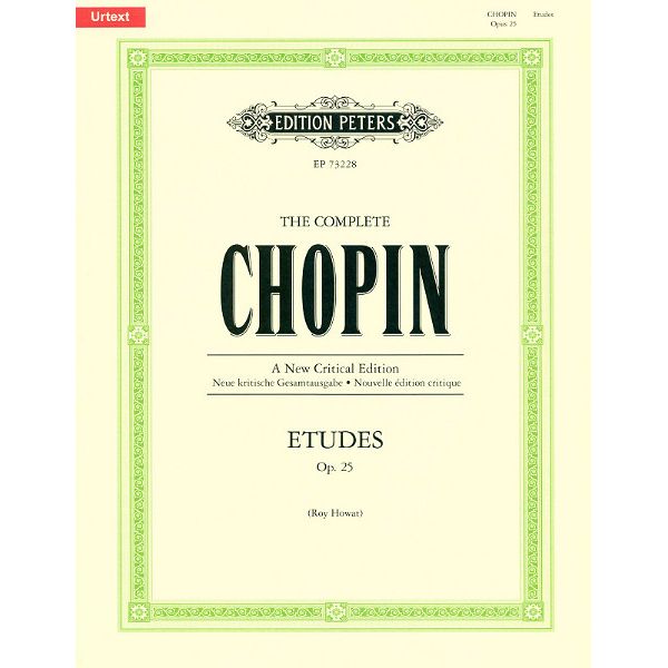 Edition Peters Complete Chopin Etudes