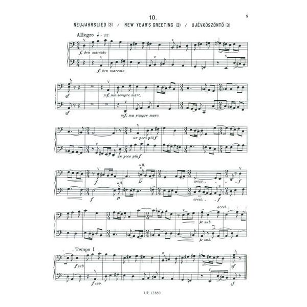 Universal Edition Bartók 18 Duos Cello