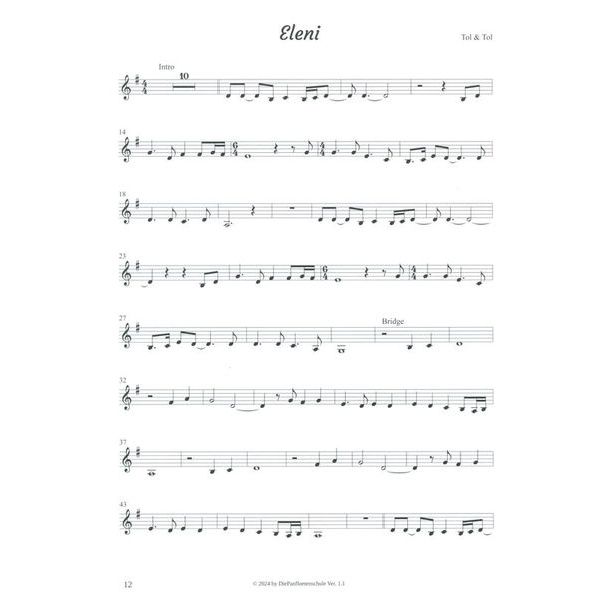 Hofmann Melodien für Panflöte