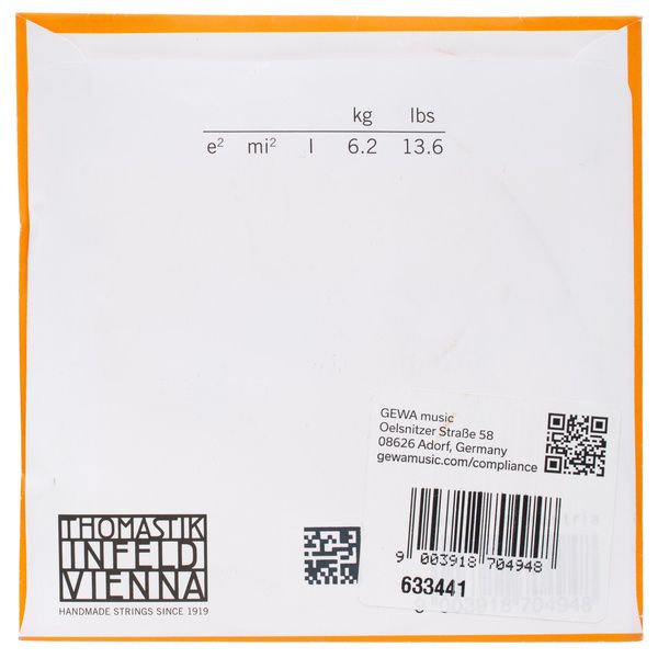 Thomastik AL01 Alphayue E Violin 1/2